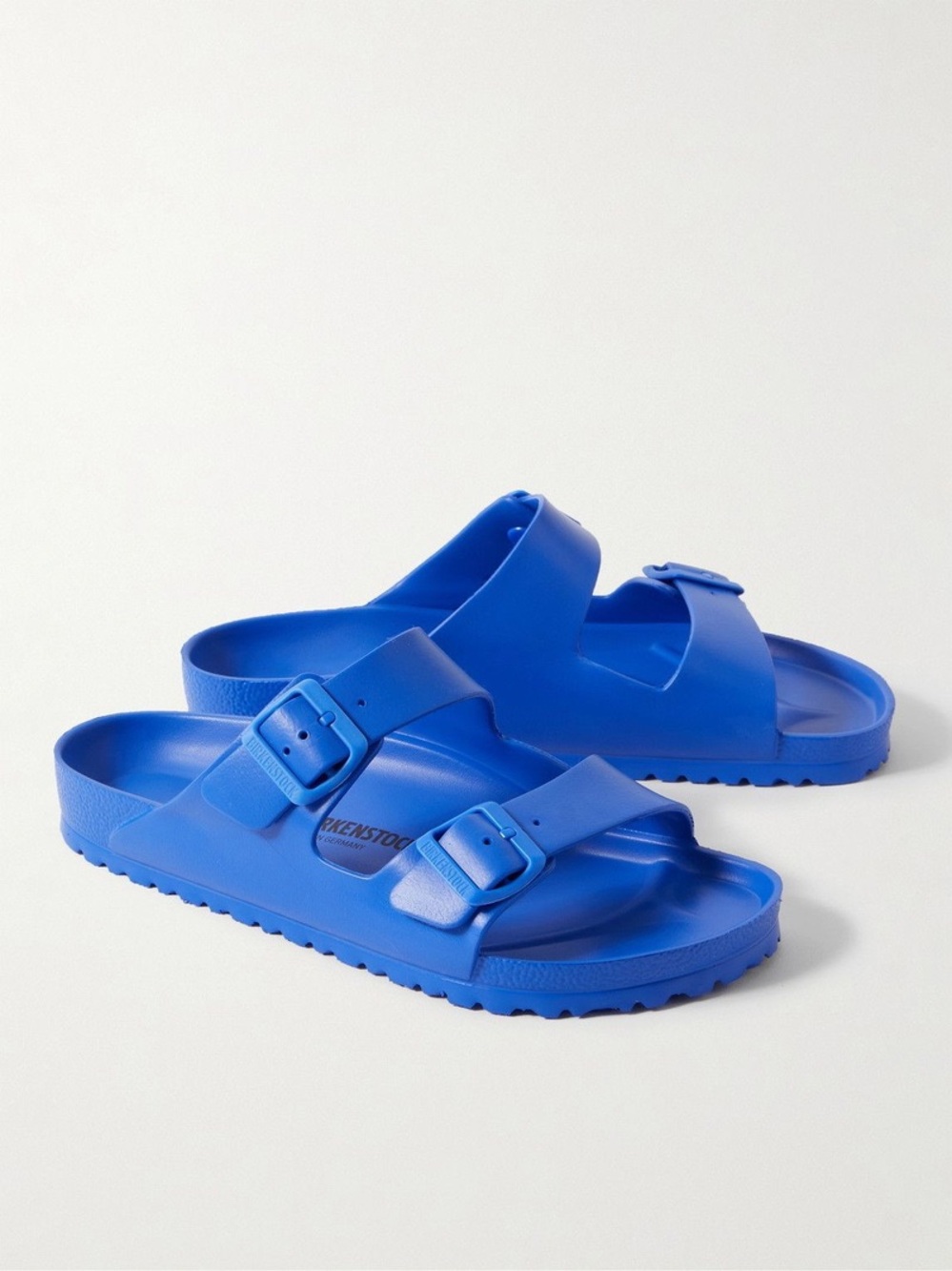 New Birkenstock Arizona EVA Blue Double Strap Sandals EU 36 Women’s 5-5.5